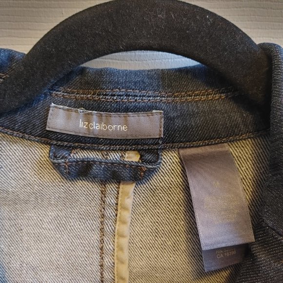 Ladies Liz Claiborne Jean Jacket size Medium - Picture 5 of 5